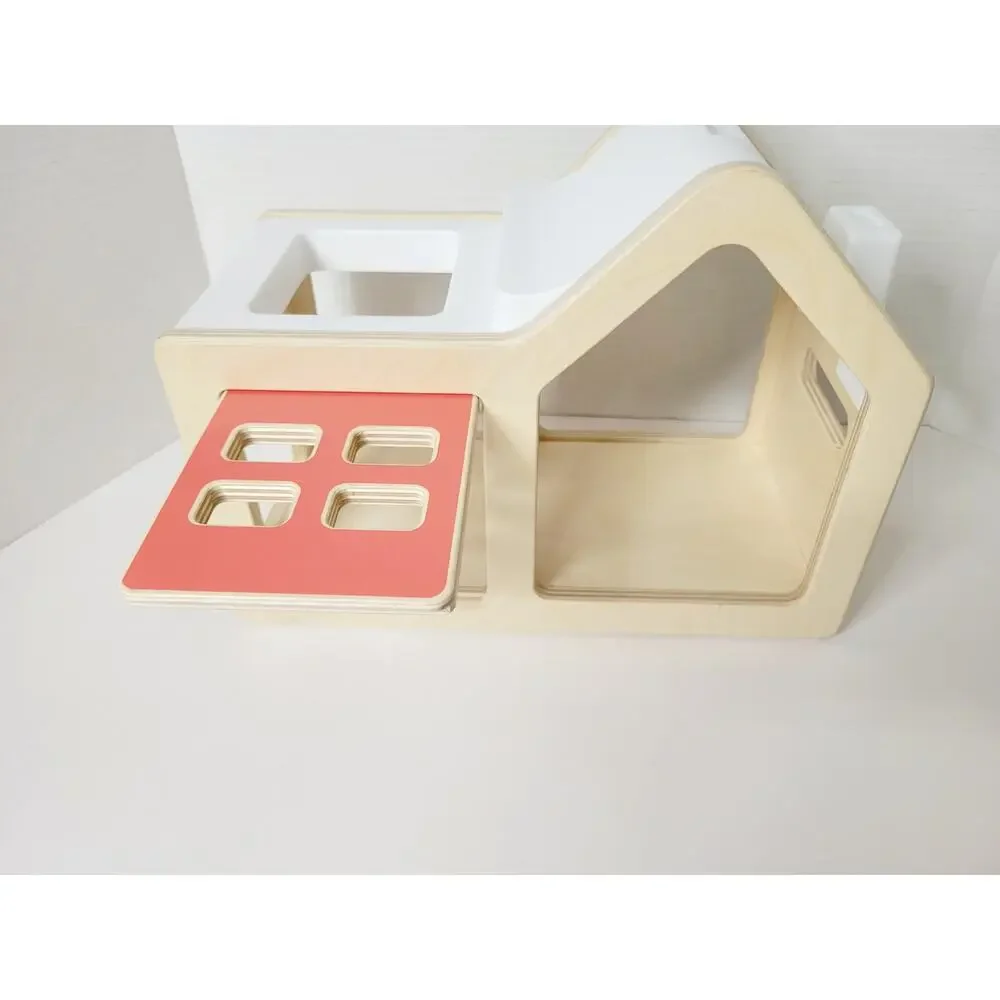 Lovevery‎ Wooden Activity Play House – Shape Sorter & Imaginative Play Toy